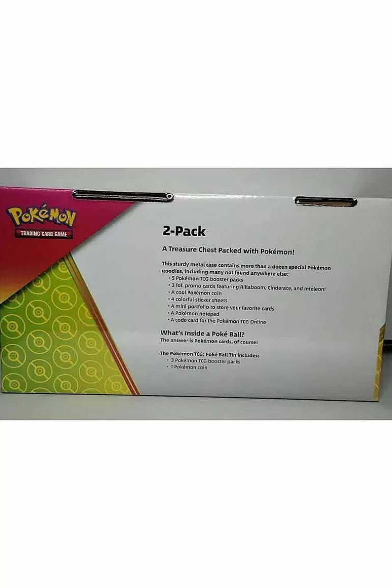 Pocket Monster Pokémon Kort-Collector Chest Med Charizard Og Pikachu + Poke Ball Inkl 8 Boosterpakker