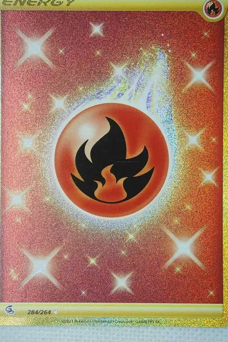 Pocket Monster Pokémon Kort-Fire Energy 284/264 Secret Rare