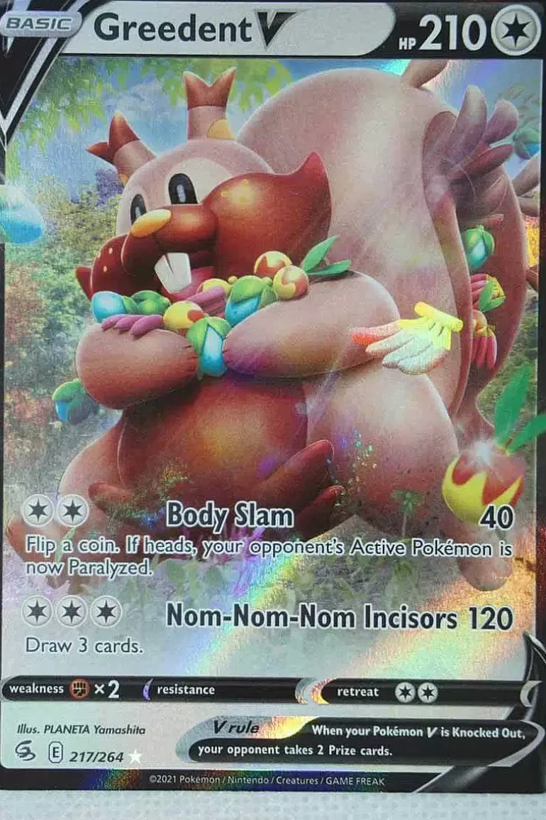 Pocket Monster Pokémon Kort-Greedent V 217/264