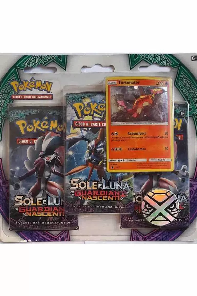 Pocket Monster Pokémon Kort-Guardians Rising Blisterpakke Med Tortunator