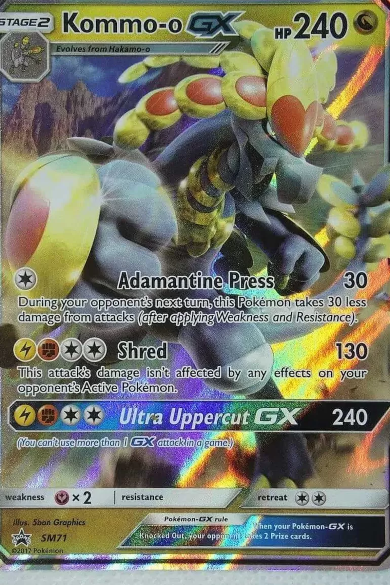 Pocket Monster Pokémon Kort-Kommo-O Gx Sm71