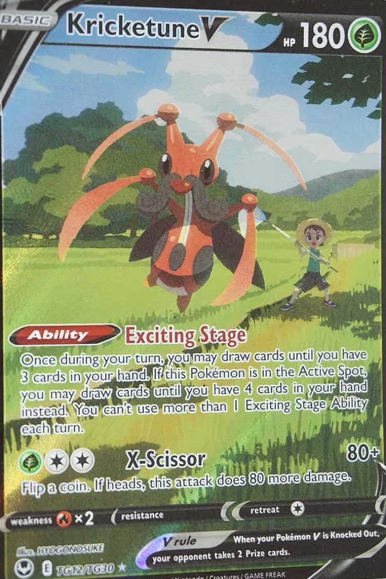 Pocket Monster Pokémon Kort-Kricketune V Tg12/Tg30