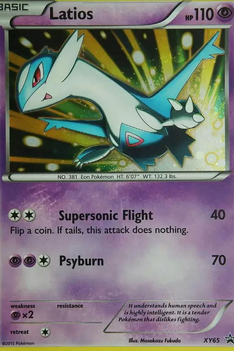Pocket Monster Pokémon Kort-Latios Xy65 Holo Promo