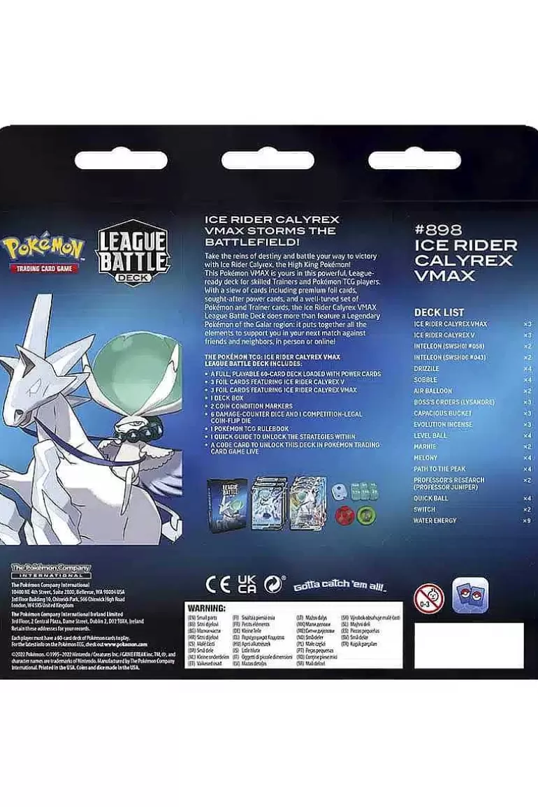 Pocket Monster Pokémon Kort-League Battle Deck Med Icerider Calyrex Vmax