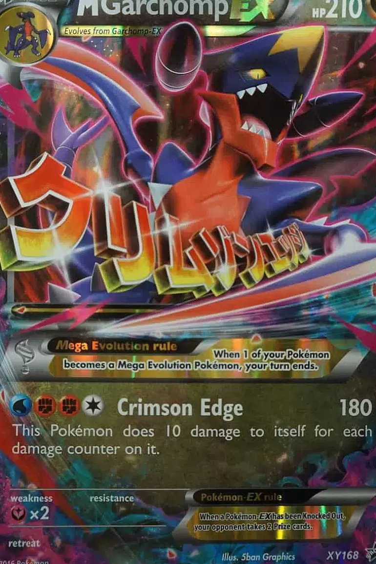 Pocket Monster Pokémon Kort-M Garchomp Ex Xy168 Stor