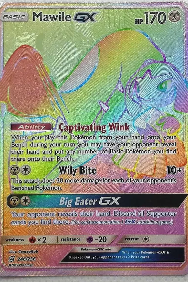 Pocket Monster Pokémon Kort-Mawile Gx 246/236 Hyper Rare