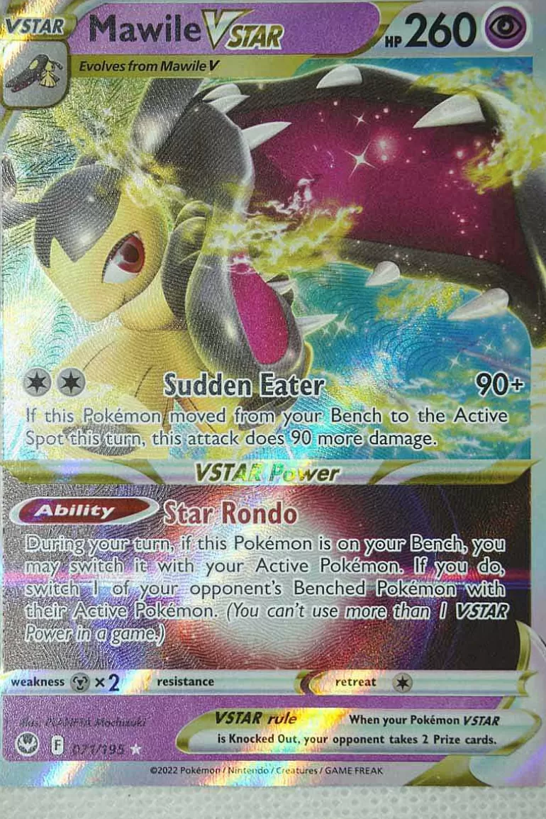 Pocket Monster Pokémon Kort-Mawile Vstar 071/195