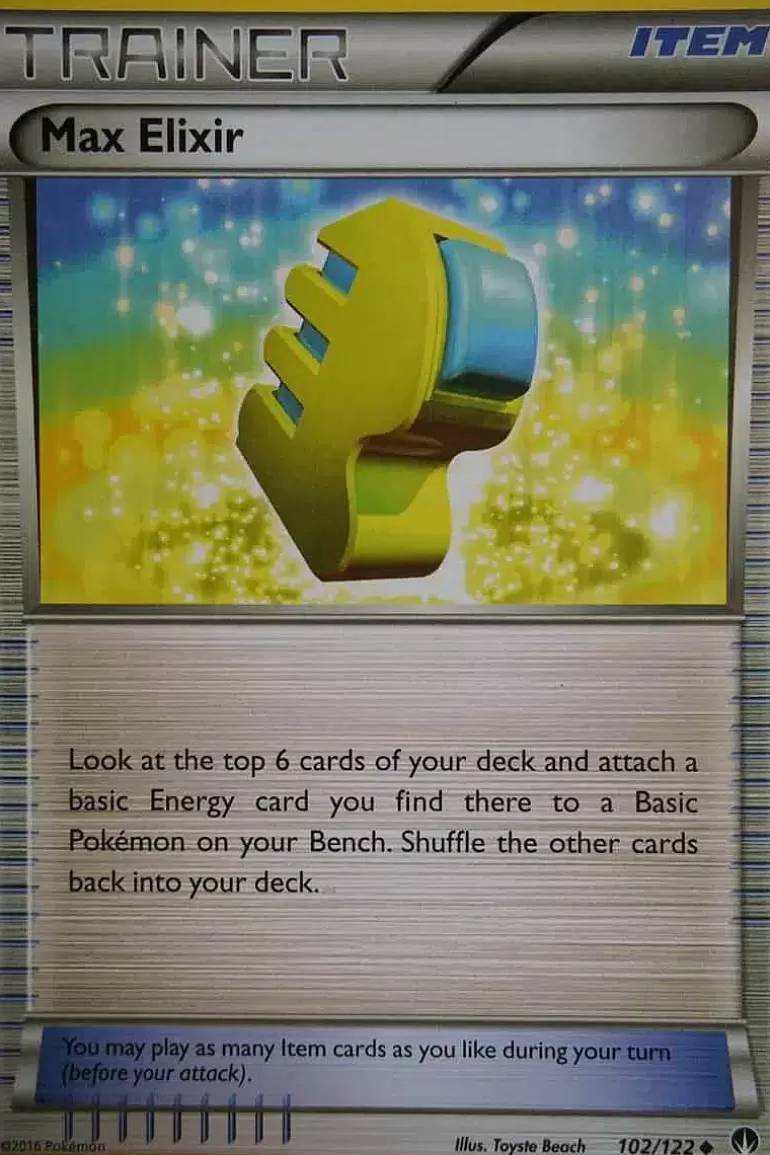 Pocket Monster Pokémon Kort-Max Elixir 102/122