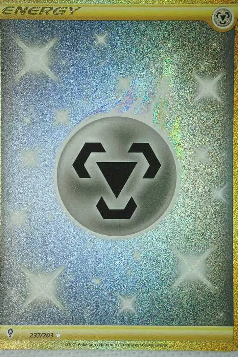 Pocket Monster Pokémon Kort-Metal Energy 237/203 Secret Rare