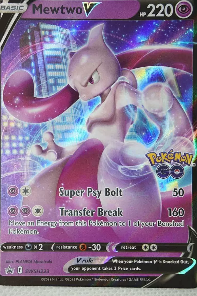 Pocket Monster Pokémon Kort-Mewtwo V Swsh223