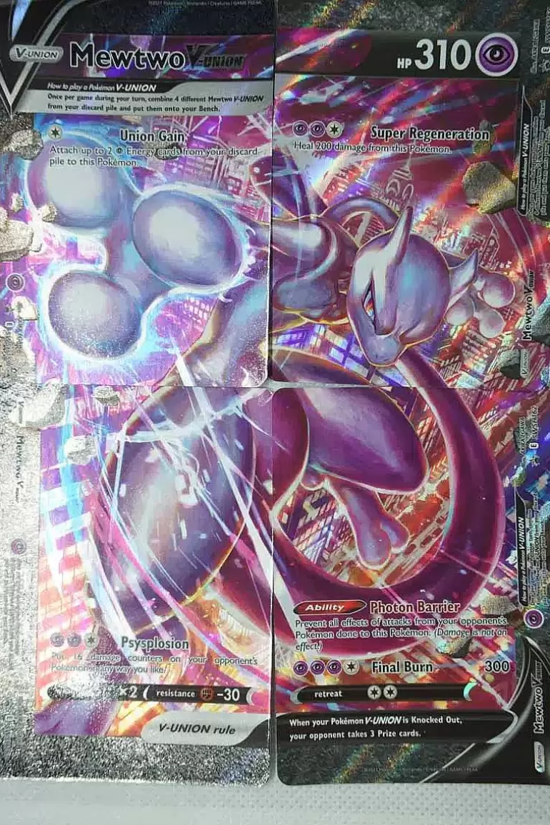 Pocket Monster Pokémon Kort-Mewtwo V Union Saet