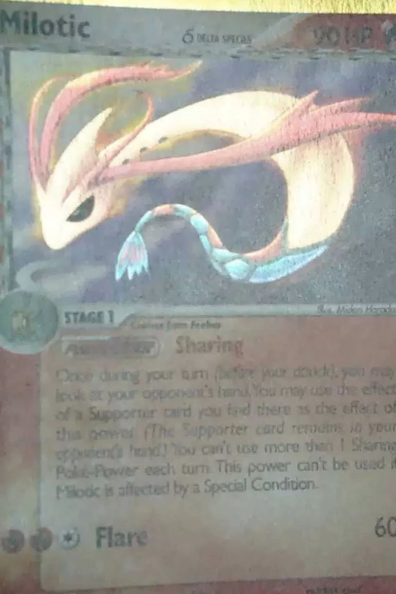Pocket Monster Pokémon Kort-Milotic 5/101 (Delta Species) Reverse Holo