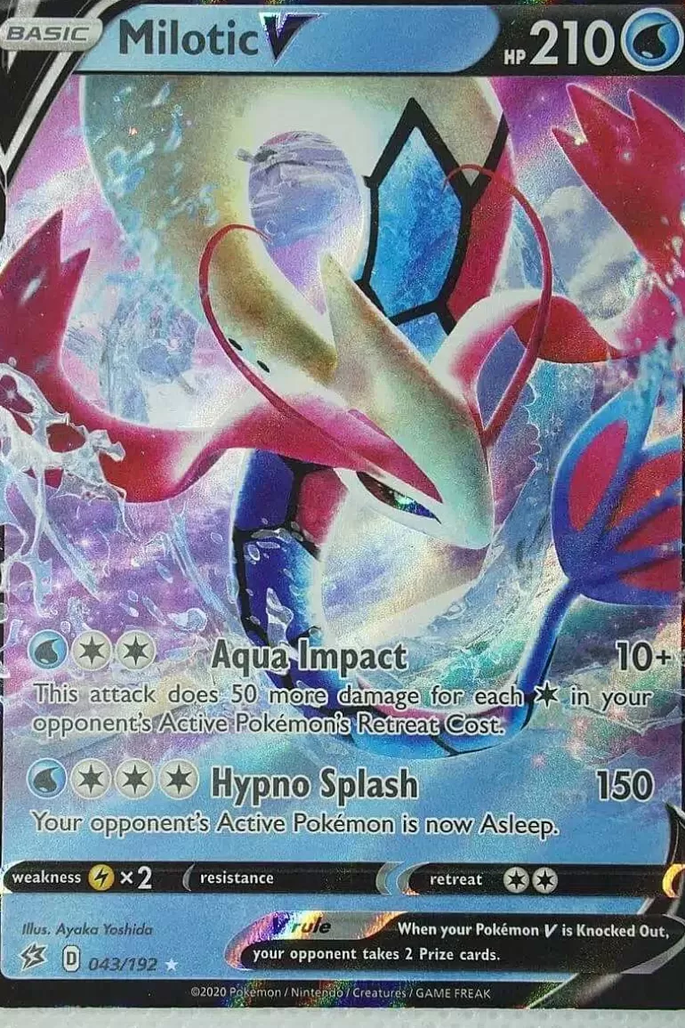 Pocket Monster Pokémon Kort-Milotic V 43/192
