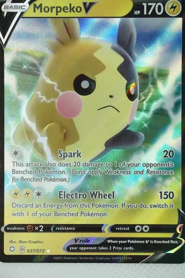 Pocket Monster Pokémon Kort-Morpeko V 037/072