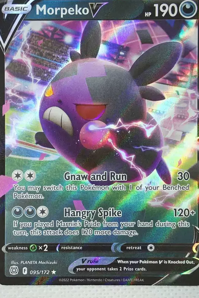 Pocket Monster Pokémon Kort-Morpeko V 95/172