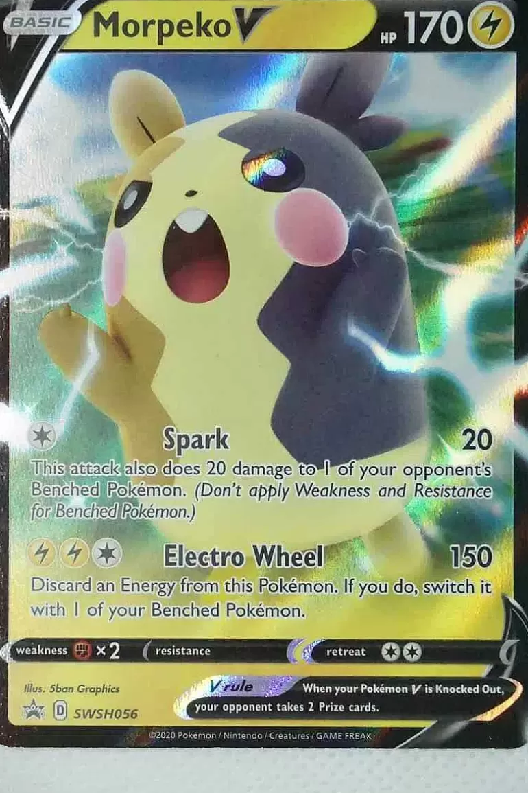 Pocket Monster Pokémon Kort-Morpeko V Swsh056