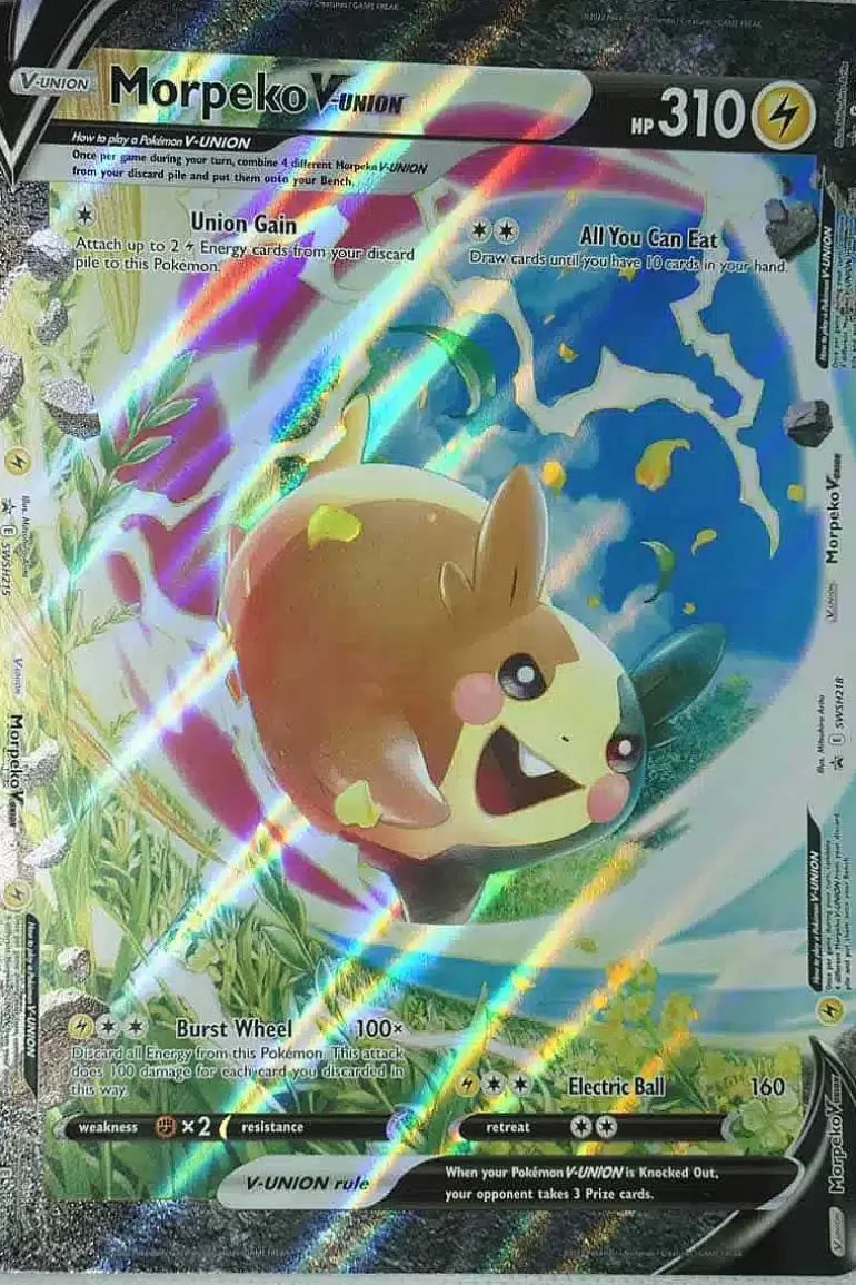 Pocket Monster Pokémon Kort-Morpeko V Union Swsh215 Stor