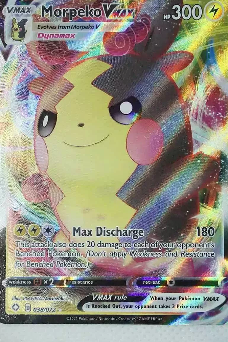 Pocket Monster Pokémon Kort-Morpeko Vmax 038/072