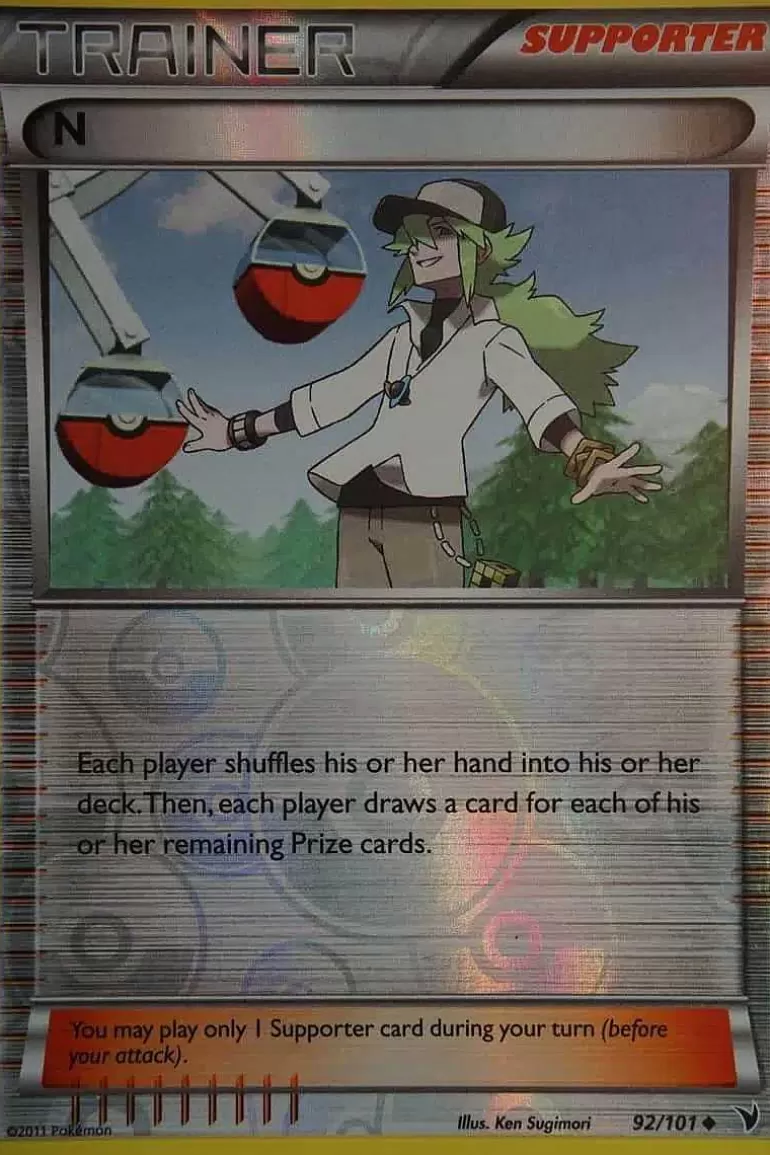 Pocket Monster Pokémon Kort-N 92/101