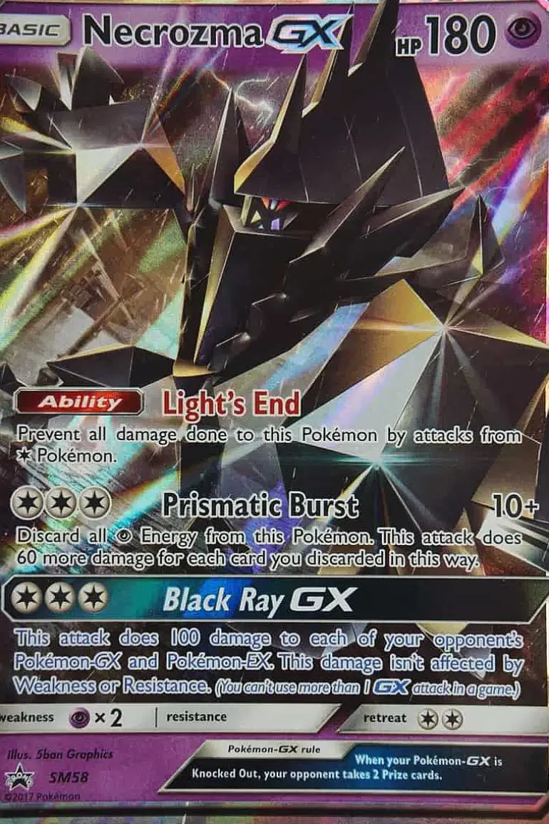 Pocket Monster Pokémon Kort-Necrozma Gx Sm58