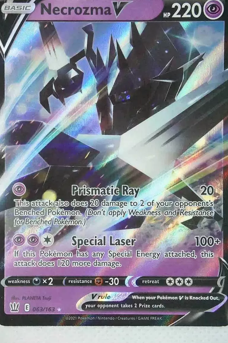 Pocket Monster Pokémon Kort-Necrozma V 063/163