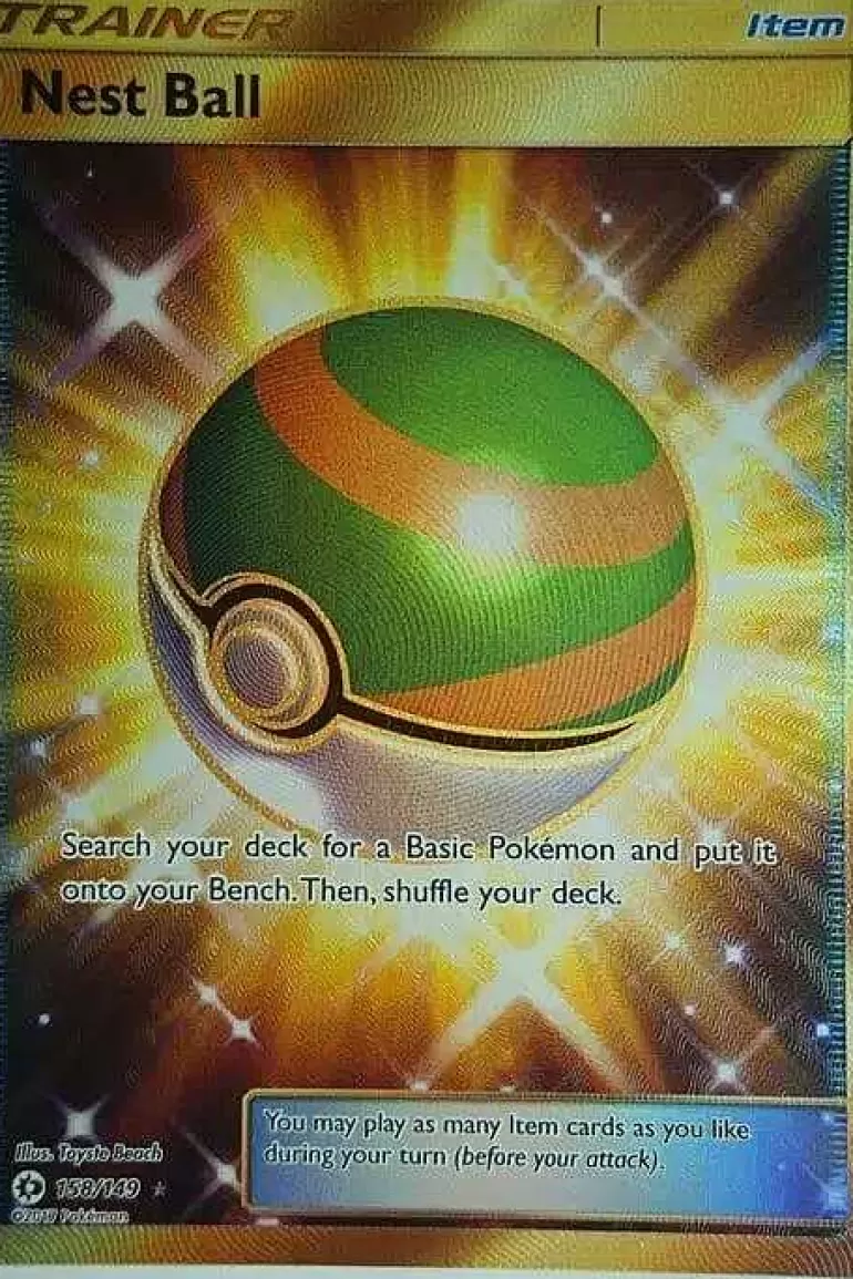 Pocket Monster Pokémon Kort-Nest Ball 158/149 Secret Rare