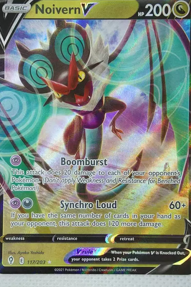 Pocket Monster Pokémon Kort-Noivern V 117/203