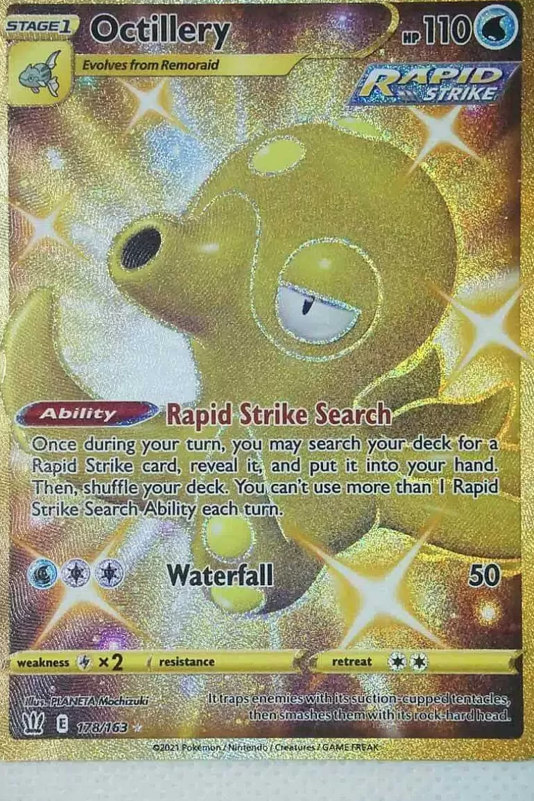 Pocket Monster Pokémon Kort-Octillery 178/163 Secret Rare