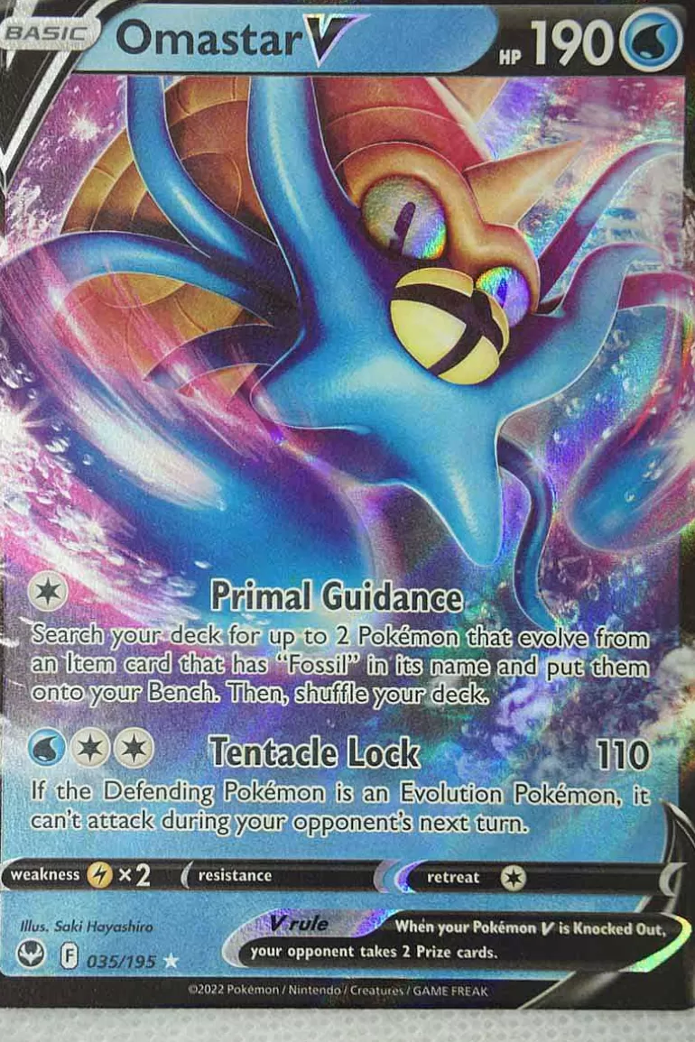 Pocket Monster Pokémon Kort-Omastar V 035/195