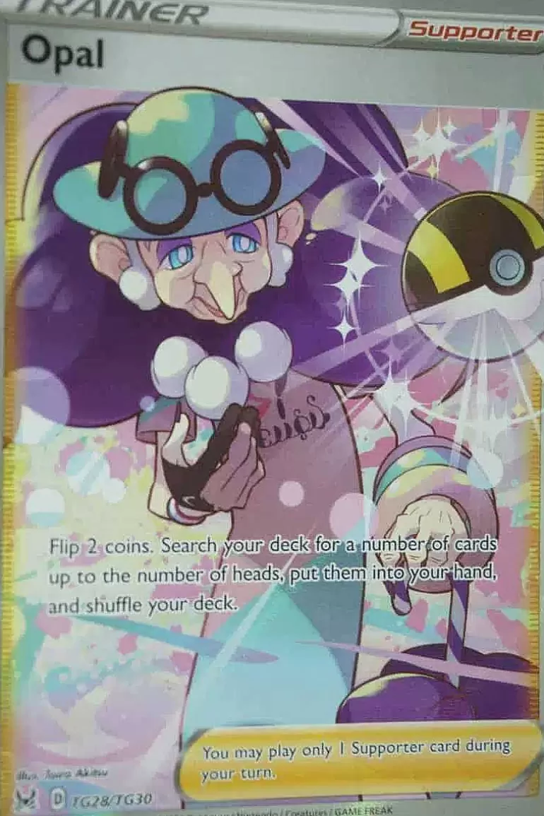 Pocket Monster Pokémon Kort-Opal Tg28/Tg30 Full Art