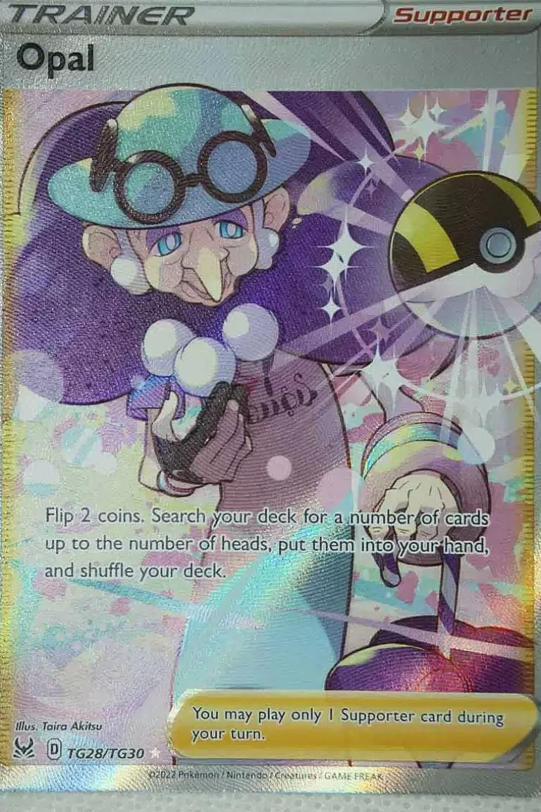 Pocket Monster Pokémon Kort-Opal Tg28/Tg30 Full Art