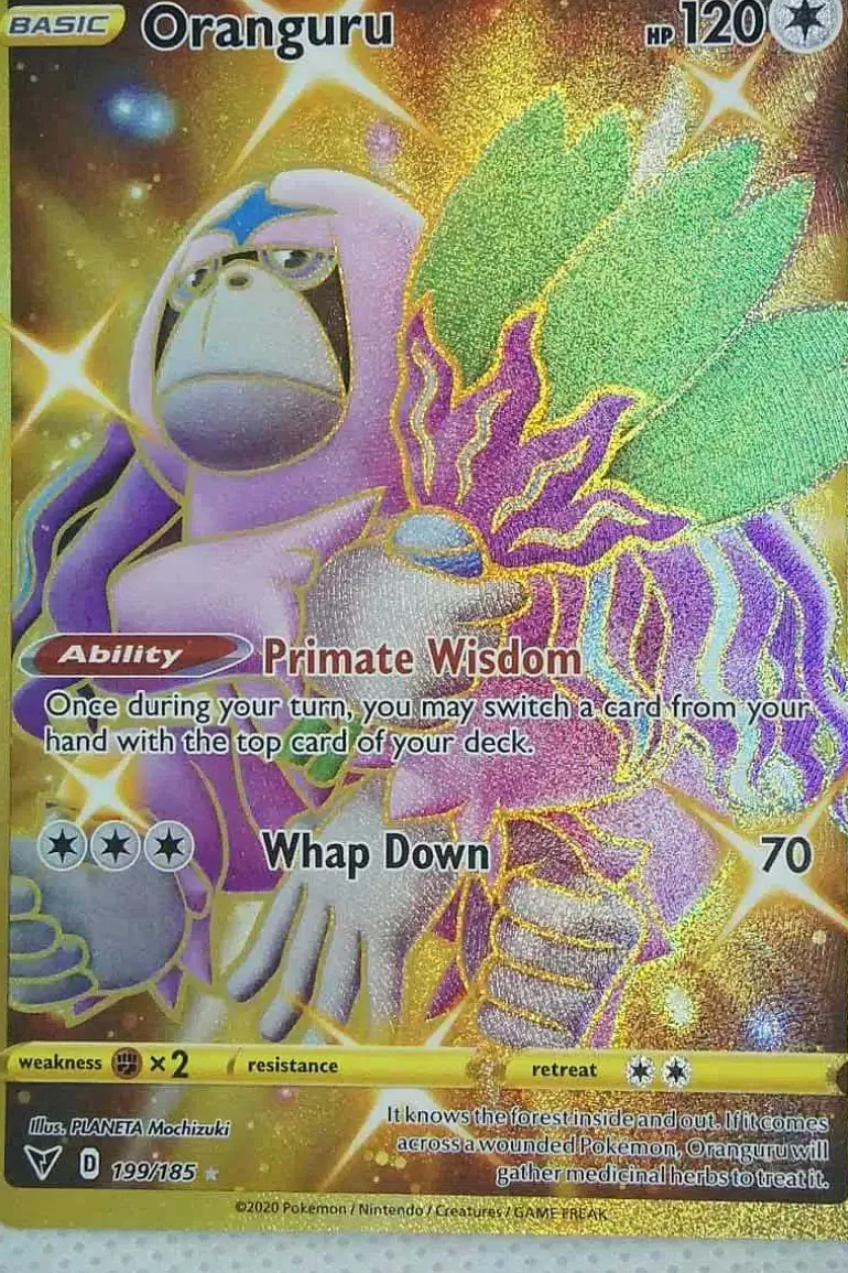 Pocket Monster Pokémon Kort-Oranguru 199/185 Secret Rare