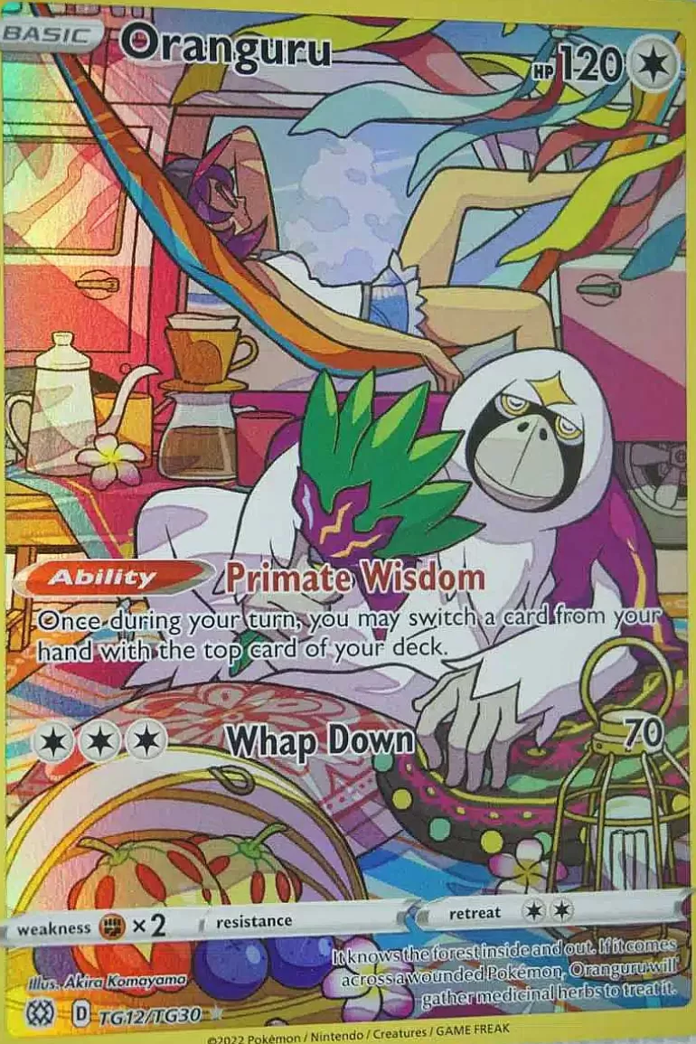 Pocket Monster Pokémon Kort-Oranguru Tg12/Tg30 Holo Rare