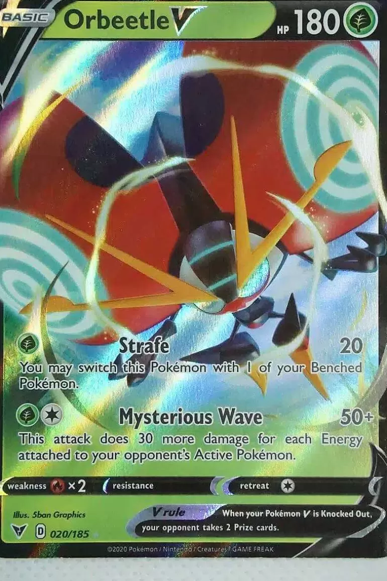 Pocket Monster Pokémon Kort-Orbeetle V 020/185