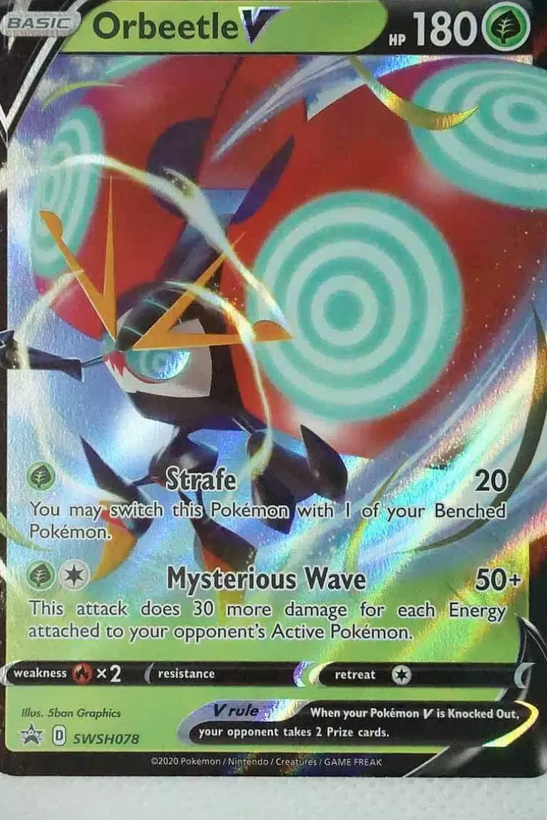 Pocket Monster Pokémon Kort-Orbeetle V Swsh078