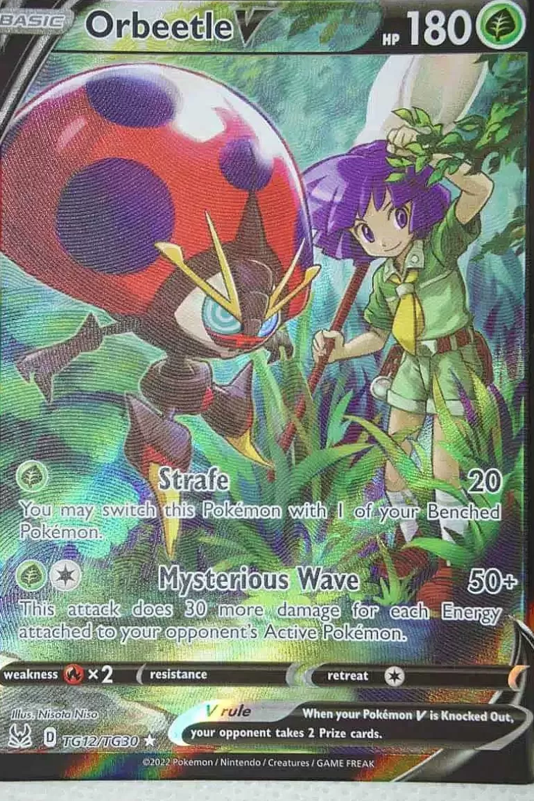 Pocket Monster Pokémon Kort-Orbeetle V Tg12/Tg30