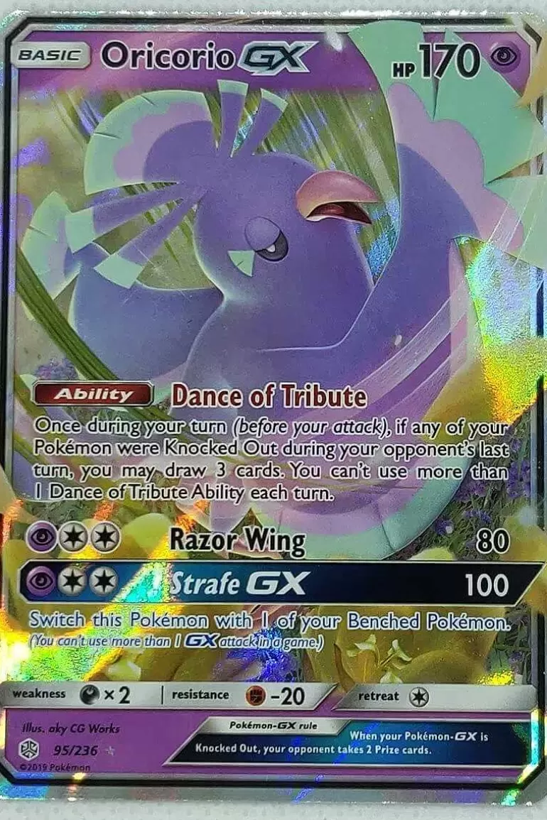 Pocket Monster Pokémon Kort-Oricorio Gx 95/236