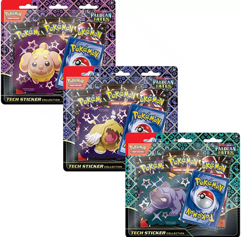 Pocket Monster Pokémon Kort-Paldean Fates Sticker Collection Scarlet & Violet 4.5