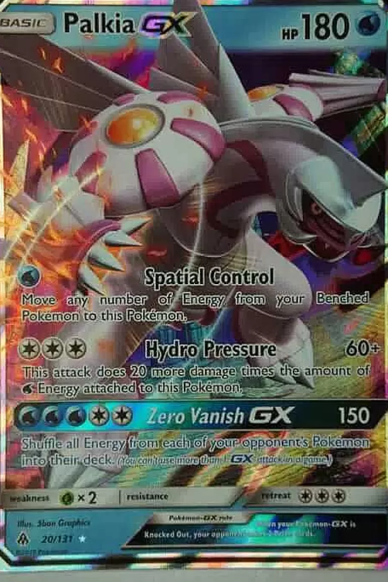 Pocket Monster Pokémon Kort-Palkia Gx 20/131