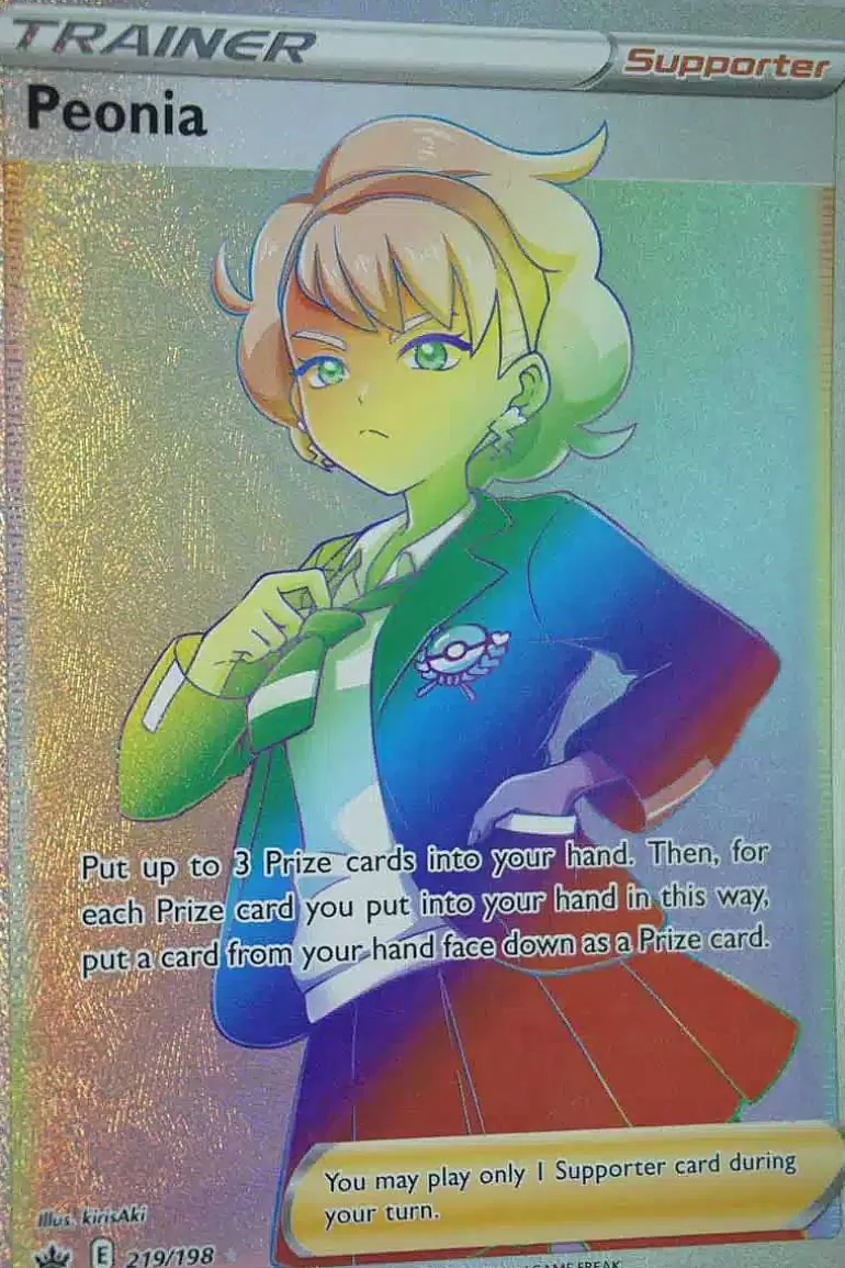 Pocket Monster Pokémon Kort-Peonia 219/198 Hyper Rare