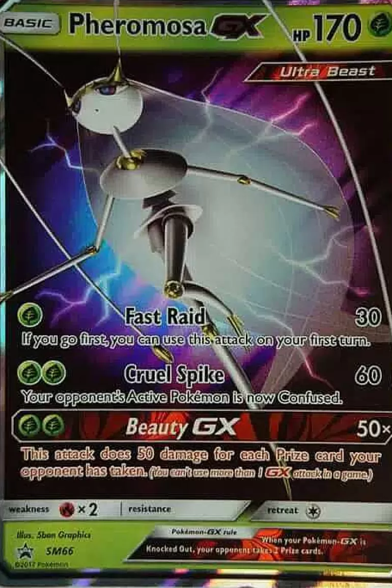 Pocket Monster Pokémon Kort-Pheromosa Gx Sm66