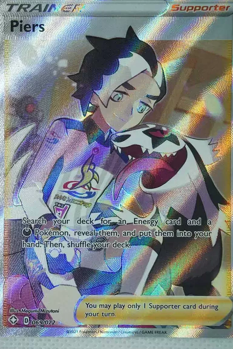 Pocket Monster Pokémon Kort-Piers 069/072 Full Art