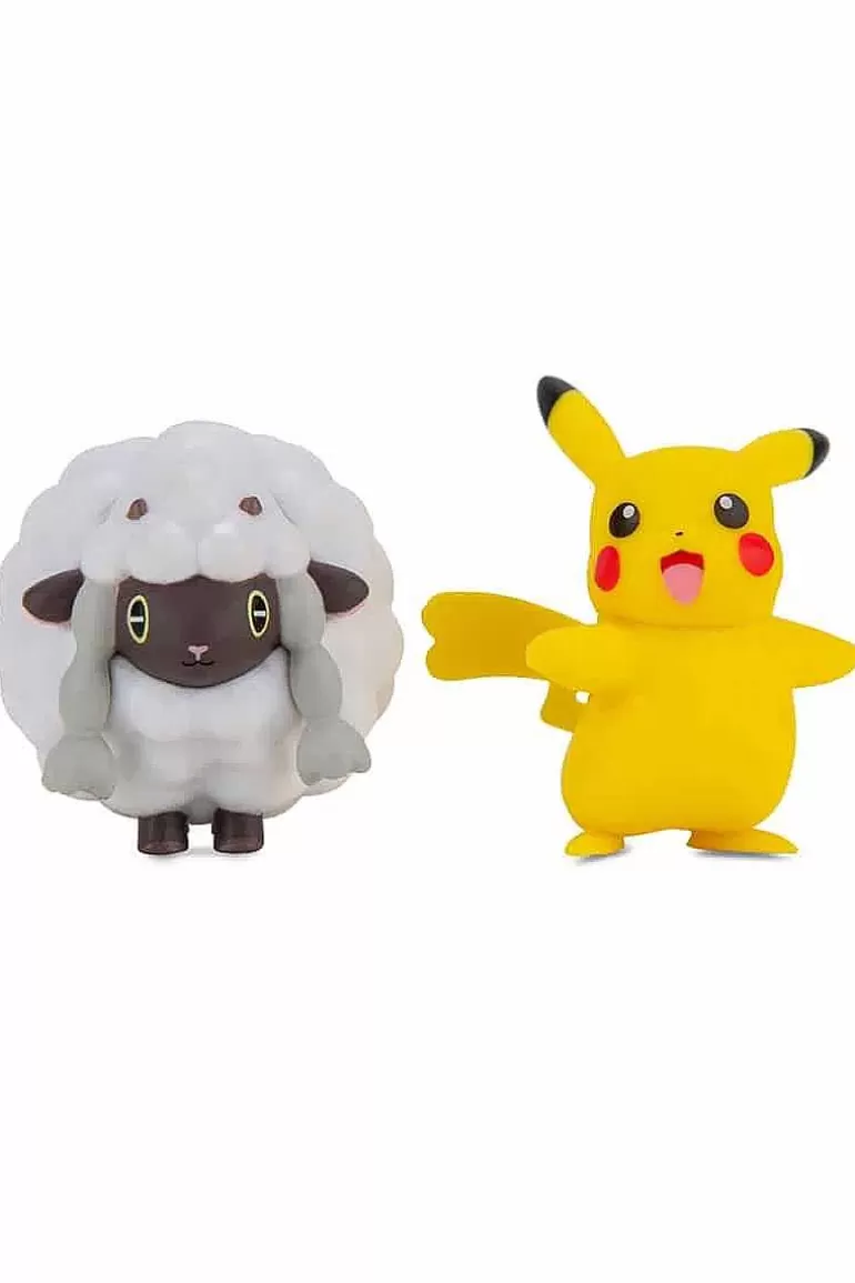 Pocket Monster Pokémon Figurer-Pikachu & Wooloo Figurer