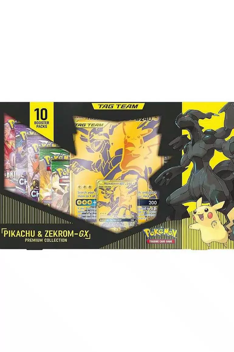 Pocket Monster Pokémon Kort-Pikachu & Zekrom Gx Premium Collection