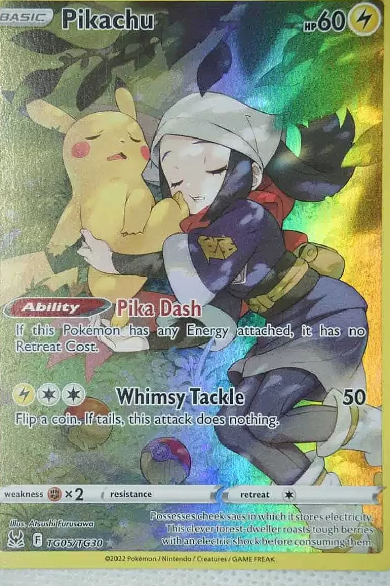 Pocket Monster Pokémon Kort-Pikachu Tg05/Tg30 Holo Rare