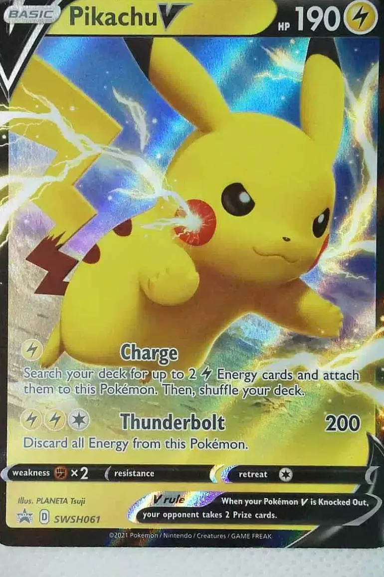 Pocket Monster Pokémon Kort-Pikachu V Swsh061