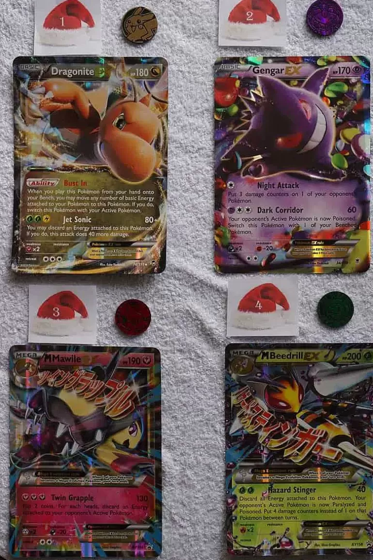 Pocket Monster Pokémon Kort-Pokemon Adventspakke Med Store Kort