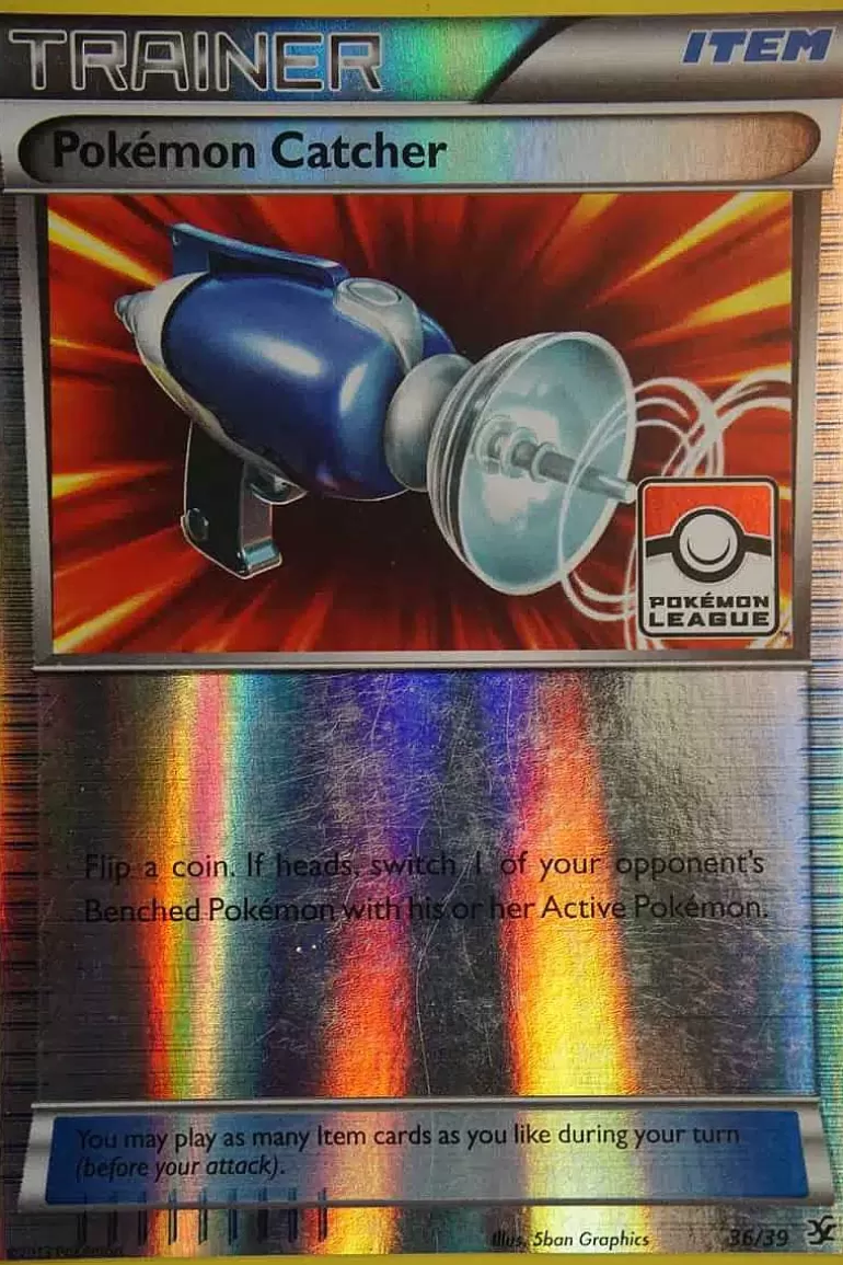 Pocket Monster Pokémon Kort-Pokemon Catcher 36/39 League Promo