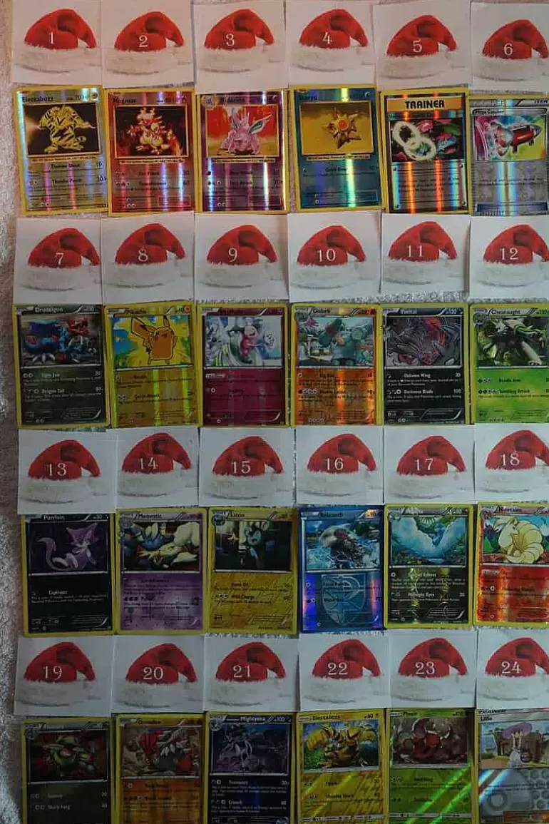 Pocket Monster Pokémon Kort-Pokemon Luksus Pakkekalender