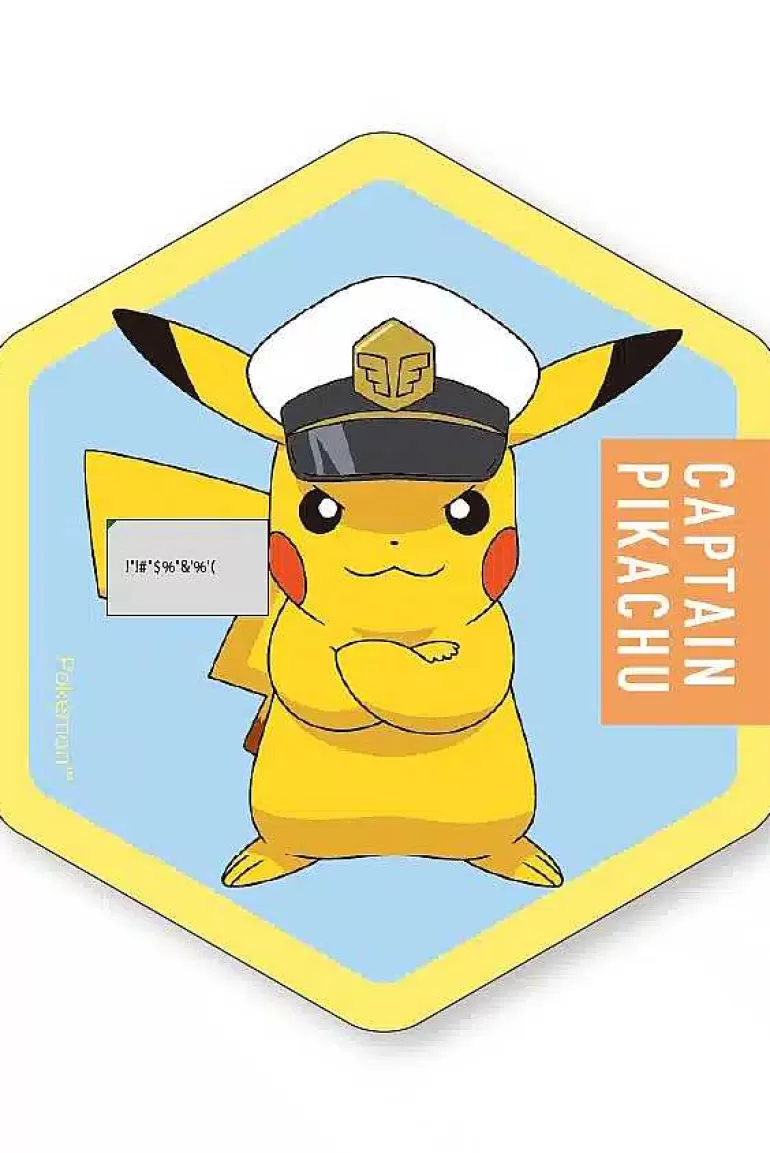 Pocket Monster Pokémon Til Børneværelset-Pokemon Magnet Med Pikachu Som Kaptajn